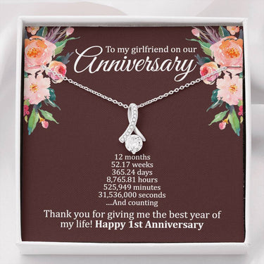 First Anniversary Alluring Beauty Necklace - Love You This Much
